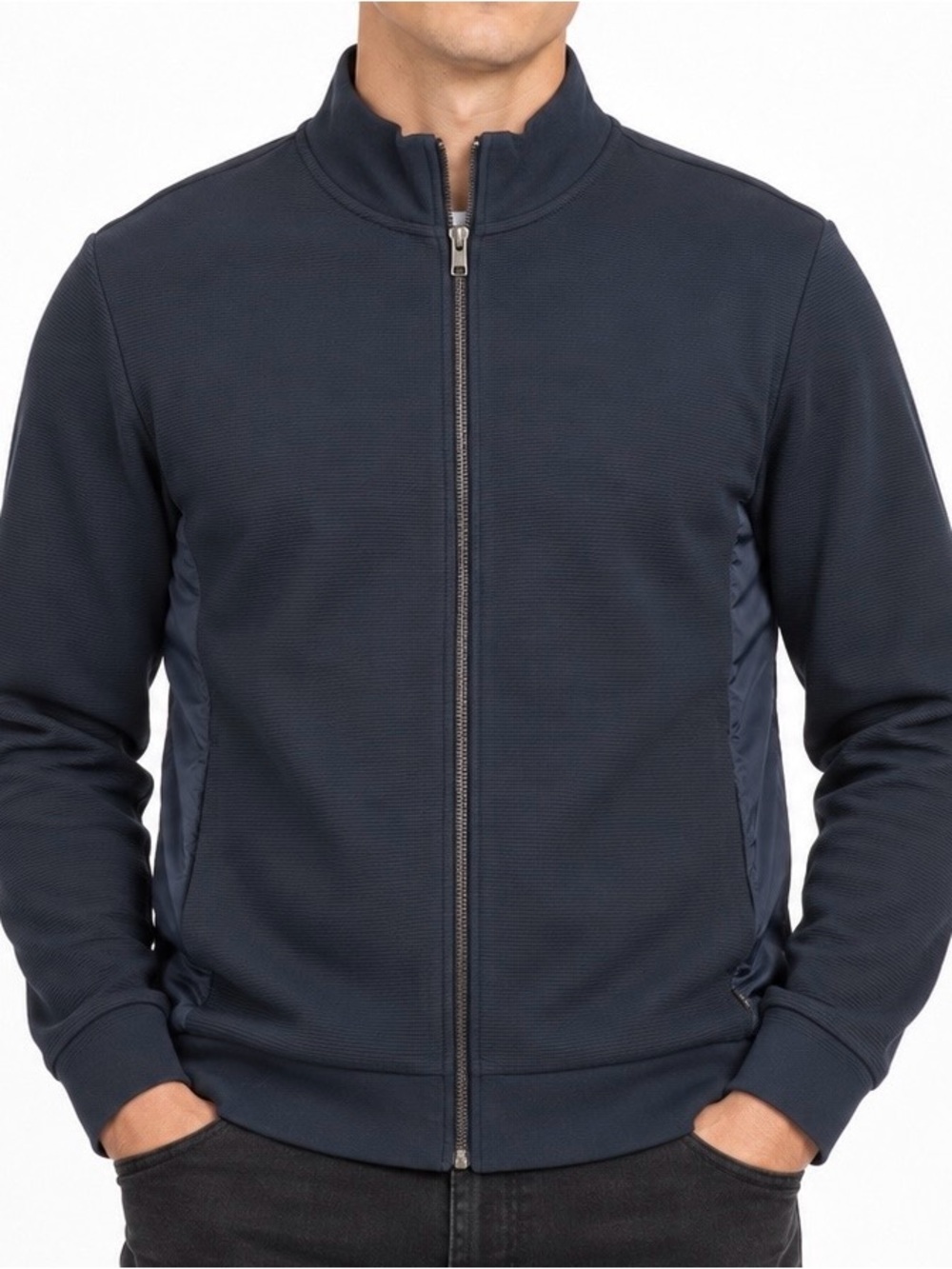 Hugo Boss Better Boss Navy Full Zip Track Jacket Men’s Large